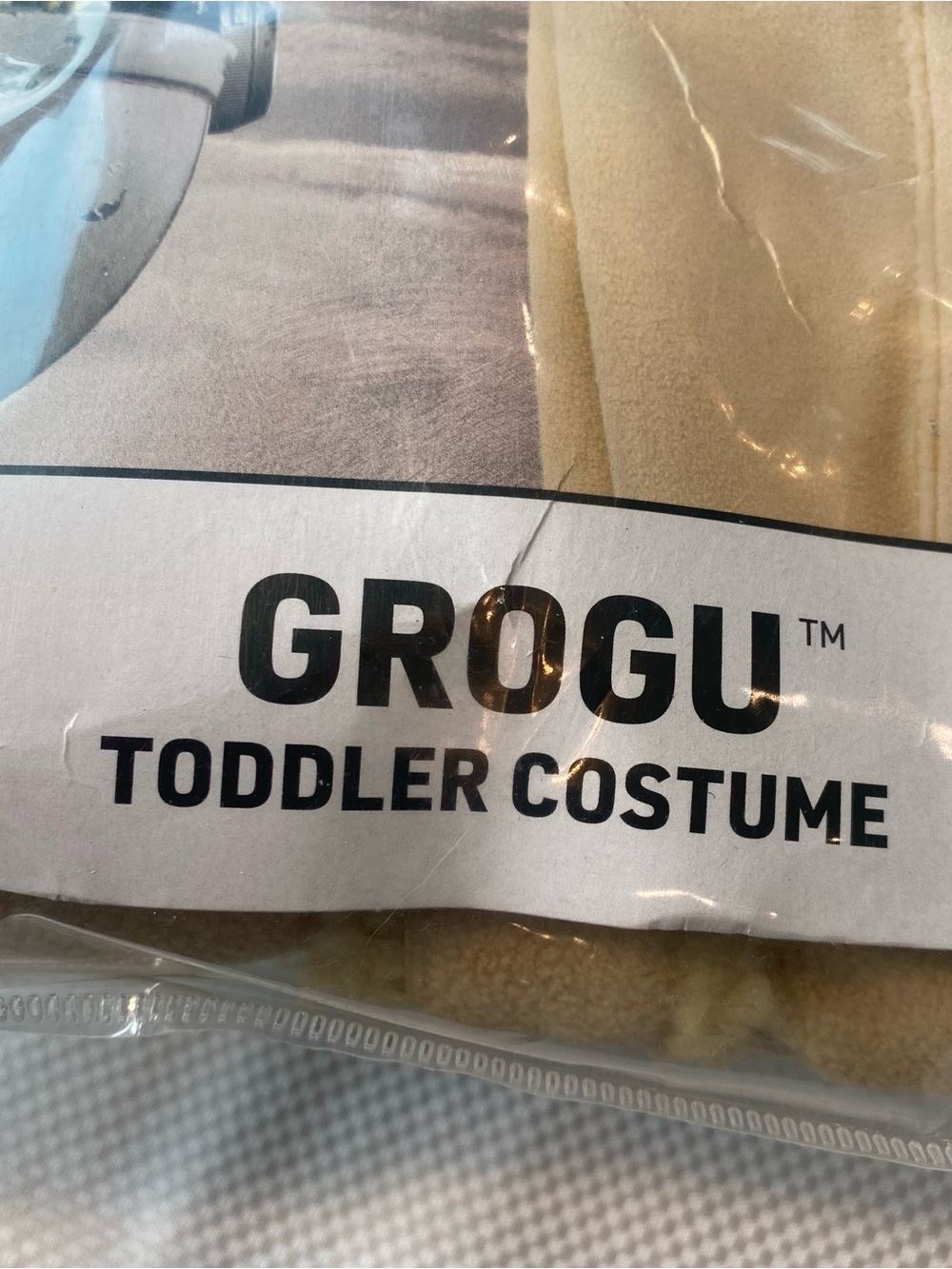 Disney Star Wars Grogu Toddler Costume - Tan Robe - Green Headpiece - Halloween - Picture 8 of 9